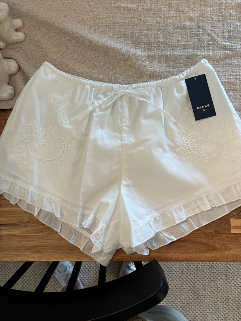 Parke x Target Mid-Rise Woven Drawstring Shorts NWT